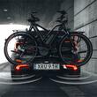 Suport pentru 3 biciclete cu senzori de parcare, Thule Epos ParkSecure 9803100 cu prindere pe carligul de remorcare (13 pini)