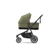 Carucior Thule Sleek + Landou Thule Bassinet Soft Green