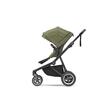 Carucior Thule Sleek + Landou Thule Bassinet Soft Green