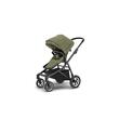 Carucior Thule Sleek + Landou Thule Bassinet Soft Green