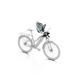Scaun pentru copii, Thule Yepp 2 Mini Alaska Blue Front mounted, cu montare pe bicicleta in fata