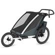 Carucior multisport dublu Thule Chariot Cross 2, Dark Slate
