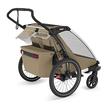 Carucior multisport dublu Thule Chariot Cross 2, Dark Slate