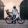 Scaun pentru copii, cu montare pe bicicleta in spate - Thule Yepp 2 Maxi Frame mounted, Majolica Blue