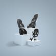 Scaun pentru copii, cu montare pe bicicleta in spate - Thule Yepp Nexxt 2 Maxi Aquamarine Blue