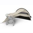 Accesoriu Thule Sun and Wind Tarp - protectie pentru soare și vânt compatibila cu Thule Chariot si Urban Glide, Beige