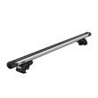 Bare transversale Thule Evo Raised Rail Slidebar pentru VOLKSWAGEN Taigo 5 usi SUV, model 2022 - prezent, Sistem cu prindere pe bare longitudinale