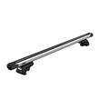 Bare transversale Thule Evo Raised Rail Slidebar pentru SKODA Yeti 5 usi SUV, model 2009 - prezent, Sistem cu prindere pe bare longitudinale