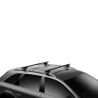 Bare transversale Thule Evo Raised Rail Squarebar pentru VOLKSWAGEN Taigo 5 usi SUV, model 2022 - prezent, Sistem cu prindere pe bare longitudinale