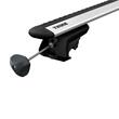 Bare transversale Thule Evo Raised Rail Wingbar Evo pentru SKODA Yeti 5 usi SUV, model 2009 - prezent, Sistem cu prindere pe bare longitudinale