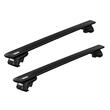 Bare transversale Thule Evo Raised Rail Wingbar Evo Black pentru SKODA Yeti 5 usi SUV, model 2009 - prezent, Sistem cu prindere pe bare longitudinale