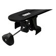 Bare transversale Thule Evo Fixpoint Wingbar Evo Black pentru BMW i4 5 usi Hatchback, model 2022 - prezent, Sistem cu prindere in puncte fixe