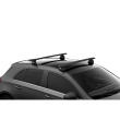 Bare transversale Thule Evo Fixpoint Wingbar Evo Black pentru MERCEDES BENZ E-Class, 4 usi Sedan (W213) model 2016 - 2023, Sistem cu prindere in puncte fixe