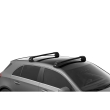 Bare transversale Thule Evo Fixpoint Wingbar Edge Black pentru MERCEDES BENZ E-Class, 4 usi Sedan (W213) model 2016 - 2023, Sistem cu prindere in puncte fixe