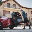 Cutie portbagaj pe carligul de remorcare TowBox Evo, Urban Negru