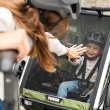 Carucior multisport, Thule Chariot Cab 2, Verde, pentru 2 copii