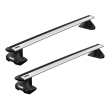 Bare transversale Thule Evo Clamp Wingbar Evo pentru FIAT Punto Evo, 5 usi Hatchback, model 2009-2012, Sistem cu prindere pe plafon normal
