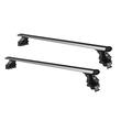 Sistem Bare transversale GV RAPIDO Aluminiu pentru ABARTH 500, 3 usi Hatchback, model 2007 - prezent, Sistem cu prindere pe plafon normal (sistem antifurt inclus)