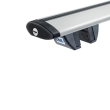 Sistem de 2 bare transversale aluminiu CRUZ 924-793 Airo R118 pentru Dacia Dokker 5dr (railing) (2013-->) cu bare longitudinale
