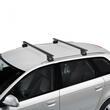 Bare transversale din aluminiu CRUZ Airo FIX Dark 118, 925-713, pentru Omoda 5, 5 usi (I - integrated railing) (2024-->), Sistem cu prindere pe bare longitudinale integrate