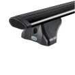 Sistem de 2 bare transversale aluminiu CRUZ 925-715 Airo FIX Dark 128 pentru Citroen Berlingo Multispace M (III - railing) (2018-->) cu bare longitudinale