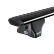 Bare transversale din aluminiu CRUZ Airo FIX Dark 118, 925-713, pentru Ebro S400 5d (integrated railing) (2025 -> prezent), Sistem cu prindere pe bare longitudinale integrate