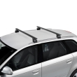 Sistem de 2 bare transversale aluminiu CRUZ 925-715 Airo FIX Dark 128 pentru Citroen Berlingo Multispace M (III - railing) (2018-->) cu bare longitudinale