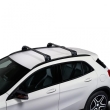 Bare transversale din aluminiu CRUZ Airo Fuse Dark, 925-735, pentru Hyundai Tucson 5d (III/TL - integrated railing) (2015 -> 2020) , Sistem cu prindere pe bare longitudinale integrate