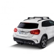 Bare transversale din aluminiu CRUZ Airo Fuse Dark, 925-735, pentru Hyundai Tucson 5d (III/TL - integrated railing) (2015 -> 2020) , Sistem cu prindere pe bare longitudinale integrate