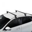 Bare transversale din aluminiu CRUZ Airo Dark T118, 925-773, pentru Suzuki Swift 5d (V - standard roof) (2024 -> prezent) , Sistem cu prindere pe plafon normal