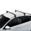 Bare transversale din aluminiu CRUZ Airo Dark T118, 925-773, pentru Toyota Prius 5d (III/III.2/XW30 - standard roof) (2009 -> 2012) (2012 -> 2016), Sistem cu prindere pe plafon normal
