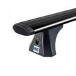 Bare transversale din aluminiu CRUZ Airo Dark T118, 925-773, pentru Peugeot 308 SW (III - without glass roof) (2021-->prezent), Sistem cu prindere pe plafon normal