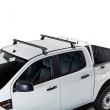 Bare transversale din aluminiu CRUZ Alu Cargo Dark T128, 924-844, pentru Toyota Hilux double cab (VII - standard roof) (2005 -> 2016), Sistem cu prindere pe plafon normal