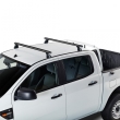 Bare transversale din aluminiu CRUZ Alu Cargo Dark X128, 924-860, pentru Toyota Land Cruiser 3d (J125 - fixpoint) (2002 -> 2010), Sistem cu prindere in puncte fixe
