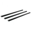 Sistem de 3 bare transversale aluminiu CRUZ 925-096 Alu Cargo Dark AF pentru Opel Movano L1H1 (III) (2010-->) cu puncte fixe