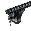 Bare transversale din aluminiu CRUZ Alu Cargo AF Dark 118, 925-101, pentru Volkswagen Caddy (III) (2004-->2011), Sistem cu prindere in puncte fixe