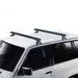 Bare transversale din aluminiu CRUZ Alu Cargo AF Dark 118, 925-101, pentru Volkswagen Caddy (III) (2004-->2011), Sistem cu prindere in puncte fixe