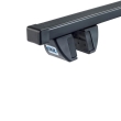 Sistem de 2 bare transversale otel CRUZ 921-936 Oplus SR+130 pentru Citroen Berlingo (I - railing) (1996-->2008) cu bare longitudinale