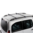 Sistem de 2 bare transversale otel CRUZ 921-936 Oplus SR+130 pentru Citroen Berlingo (I - railing) (1996-->2008) cu bare longitudinale
