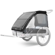 Remorca de bicicleta pentru transport copii Thule Courier AEGEAN BLUE 2 locuri