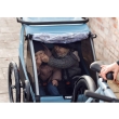 Remorca de bicicleta pentru transport copii Thule Courier AEGEAN BLUE 2 locuri
