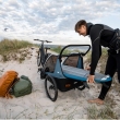 Remorca de bicicleta pentru transport copii Thule Courier AEGEAN BLUE 2 locuri