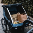 Remorca de bicicleta pentru transport copii Thule Courier AEGEAN BLUE 2 locuri
