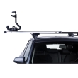 Bare transversale Thule Evo Raised Rail Slidebar pentru JAGUAR X-Type 5 usi Estate, model 2003-2009, Sistem cu prindere pe bare longitudinale