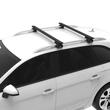 Bare transversale din aluminiu CRUZ Airo Dark 118, 925-813, pentru Alfa Romeo 156 Sportswagon (railing) (2000 -> 2006), Sistem cu prindere pe bare longitudinale