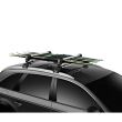 Suport 5 perechi schiuri Thule SnowPack Extender 7325 Gri cu prindere pe bare transversale aluminiu cu profil T