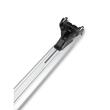 Sistem Bare transversale GV RAPIDO Aluminiu Crossbar Vento negre pentru Abarth 500 3 usi Hatchback, model 2007 - prezent, Sistem cu prindere pe plafon normal