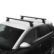 Sistem Bare transversale GV RAPIDO Aluminiu Crossbar Vento negre pentru Citroen Berlingo I 3-5 usi Van, model 1996 - 2008, Sistem cu prindere pe plafon normal (sistem antifurt inclus)