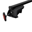Bare transversale Thule SmartRack XT otel 118 cm pentru JAC JS4 5 usi SUV, model 2022 - prezent, Sistem cu prindere pe bare longitudinale