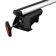 Bare transversale Thule SmartRack XT aluminiu 135 cm pentru AUDI A6 Allroad 5 usi Estate, model 2019 - prezent, Sistem cu prindere pe bare longitudinale